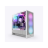 NZXT CASE H5 FLOW WHITE RGB mini-ITX, Micro-ATX, ATX, Mid-tower, 4x fan