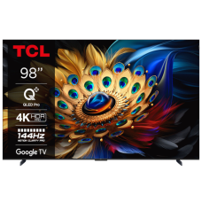 TCL 98 inchC655 4K QLED TVGoogle TV; QLED pro; 144HZMotion clarity pro; HDMI 2.1; 2.1 ONKYO