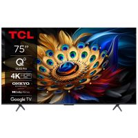 TCL 75 inchC655 4K QLED TVGoogle TV; QLED pro; 120HZMotion clarity pro; HDMI 2.1; 2.1 ONKYO