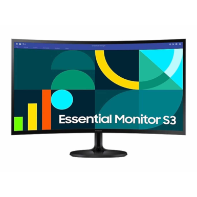 27''FHD Zakrivljeni Monitor S3VA, 1920x1080, 75Hz, 3000:14ms, 250cd, HDMI, VGA, Tilt, VESA 75x75