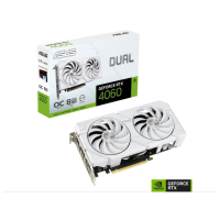 ASUS VGA DUAL-RTX4060-O8G-EVOWhite, nVidia GeForce RTX 40608GB GDDR6 128bit;HDMI,3xDP