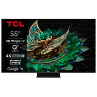 TCL 55 inchC765 QD-Mini LED 4K TVHDR 2400 nits; QLED PRO;ONKYO 2.1ch; 144Hz VRR; Google TV