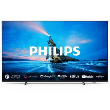 Philips - Philips 55 inchPML8709 Google TVQD miniLED; Dolby Atmos;P5 Perfect Picture Engine