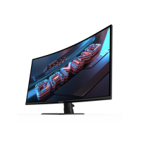 Gigabyte Monitor 31.5 inch GS32QC31.5 inch VA 1500R, 2560x1440 QHD 300cd, 170Hz, 1ms, 2x HDMI, 1x DP