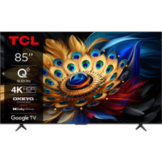 TCL 85 inchC655 4K QLED TVGoogle TV; QLED pro; 120HZMotion clarity pro; HDMI 2.1; 2.1 ONKYO