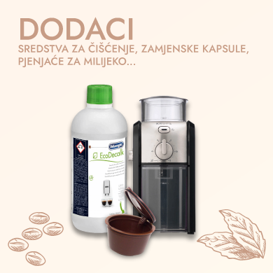 Dodaci za pripremu kafe i ostala sredstva